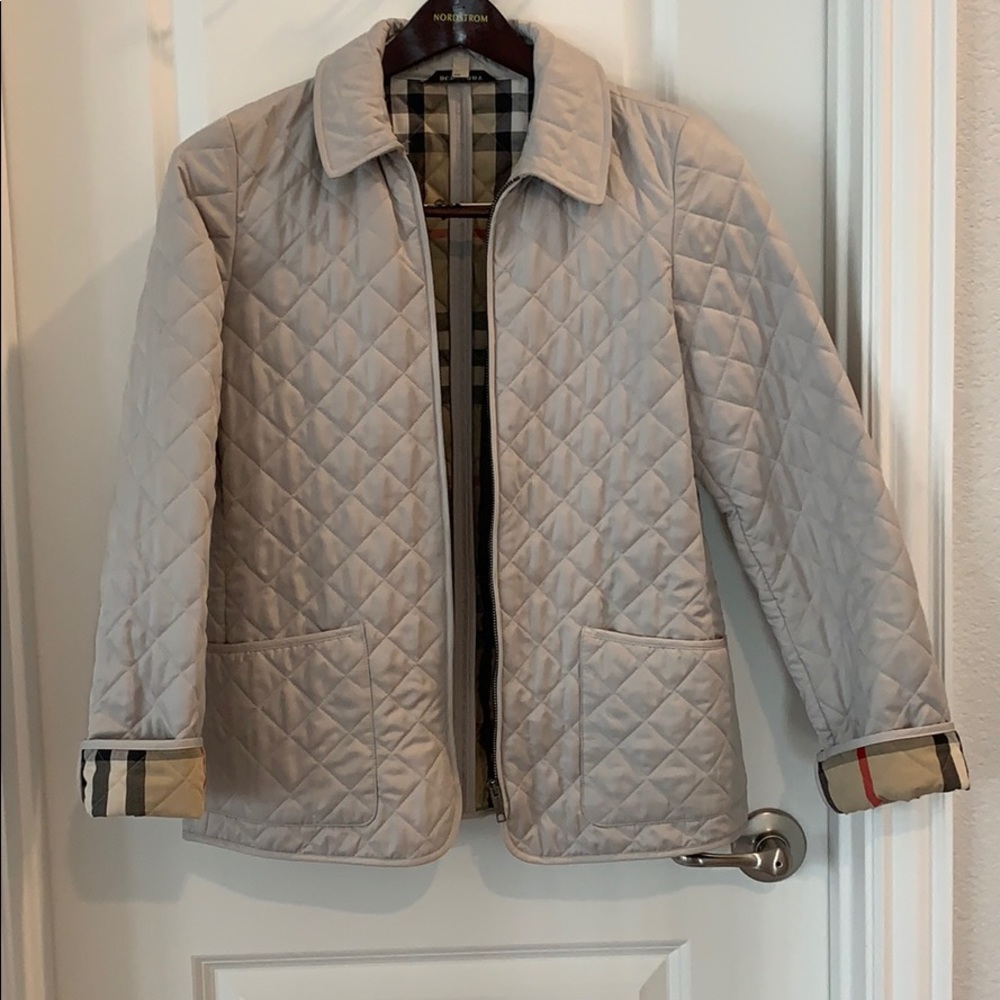 Burberry quilted jacket